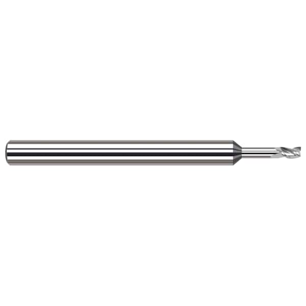 End Mill for Aluminum Alloys - Square, 0.0250", Length of Cut: 0.0380"